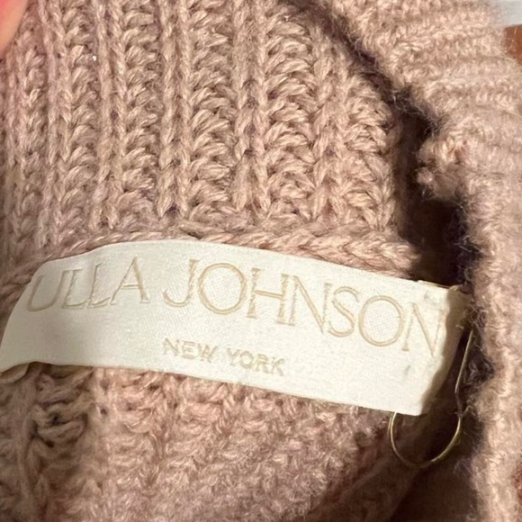 ULLA JOHNSON EMERSON BALLOON SLEEVE MERINO WOOL SWEATER - Picture 3 of 10